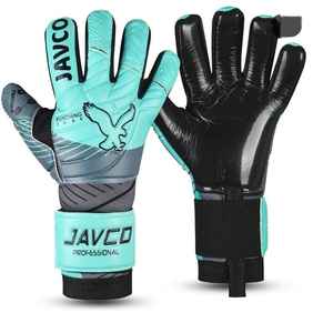 Gants de gardien de but en cuir de qualité supérieure personnalisables coupe personnalisée poignée en latex de football en gros - Product Image 1