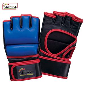 Guantes de MMA y Grappling de cuero de vaca de alto rendimiento para entrenamiento y competición con empuñaduras - Product Image 3