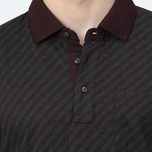 Friendly Budget Stand Collar Hombres Golf Polo Camiseta Fabricante al por mayor Precio barato Botón frontal Estilo Polo Camiseta - Product Image 6