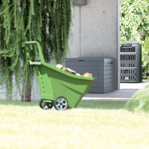 Prosperplast Boardebox contenitore da giardino da 190 litri, realizzato in plastica antracite, 78 x 43,3 x 55 cm - Product Image 4