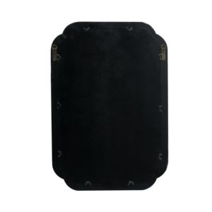 Wooden Modern Design Wall <b>Mirror</b> with White Painted Finish <b>Rectangle</b> Shape Lightweight and Durable for Bathroom and Living Room - Product Image 5