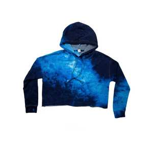 Sweat à capuche unisexe tie dye Logo personnalisé en coton éponge de haute qualité imprimé lourd Hip Hop Top pour hommes Hiver - Product Image 1
