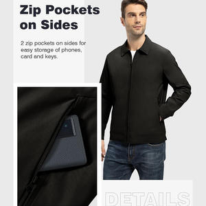 Chaqueta cortavientos Softshell para hombre con logotipo personalizado, cortavientos, transpirable, diseño reflectante, OEM/ODM disponible - Product Image 2