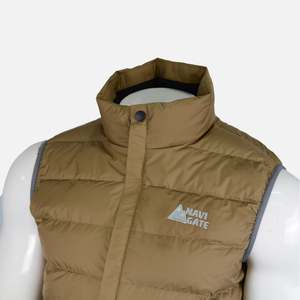 Mad Brown Men's Navigate Half Jacket Winter Luxury Style Vintage Print Coated Nylon Shell <b>Waterproof</b> Long Clothing Length - Product Image 3