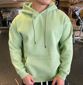 Sweat à capuche pull avec impression bouffante en mélange de coton spandex Streetwear confortable avec logo personnalisé - Product Image 5