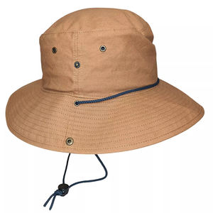 Sombrero de pescador para niños al por mayor sombrero de pescador de algodón con logotipo bordado personalizado a la moda para niños al por mayor - Product Image 4
