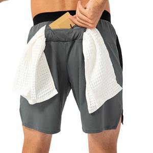 Short de gymnastique à séchage rapide décontracté pour hommes Short de jogging de sport à compression pour le surf Vêtements de plage avec taille moyenne Style décontracté - Product Image 2