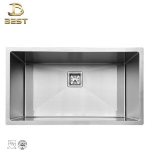 Vietnam Évier de cuisine à bol unique en acier inoxydable 304 de haute qualité fait à la main brossé anti-rayures avec robinet pour un usage domestique - Product Image 2