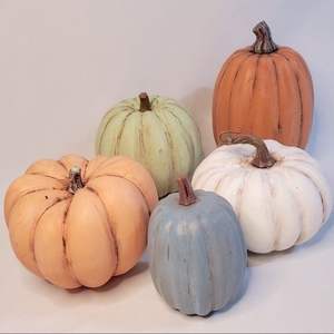 Handcrafted wooden pumpkin stand featuring intricate woodwork perfect <b>for</b> fall weddings parties and seasonal events - Product Image 3
