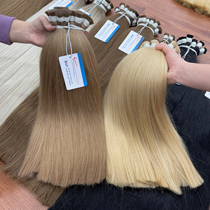 Slavic Bulk Double Drawn Cuticle Aligned Bulk Hair Bulk Vietnamese Human Hair <b>Extensions</b> - Product Image 3
