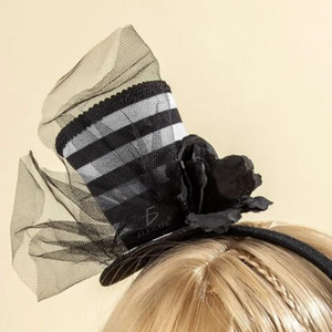 Cappello da Strega di Halloween con Fascia, Design a Righe in Poliestere e Paillettes, Versatile per Feste, Casual, Lavoro e Attività all'Aperto - Product Image 4