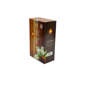 Jasmine <b>Tea</b> (Brown <b>Box</b>) Wholesale Good Taste Distinctive Flavour Used As a Gift ISO HACCP OEM/ODM Custom Packing Made in Vietnam - Product Image 1