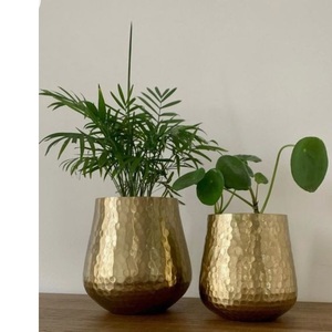 <b>Tall</b> Iron Metal Planter <b>Pot</b> for Entrance Decoration Indoor Luxury Home decoration Home Hotel restaurant - Product Image 3