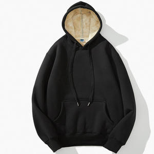 Sudaderas Sherpa para Hombre, Cálidas, Forradas de Felpa, Tejido Suave, Ajuste Cómodo para Uso Diario Informal en Invierno - Product Image 3