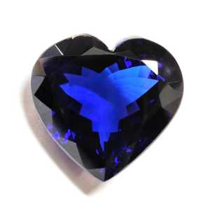 D Block Tanzanite Coeur Forme Gemme 6X6MM Tanzanite à facettes pour la fabrication de bijoux Grandes pierres précieuses en vrac de Tanzanite bleue naturelle - Product Image 3