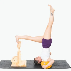 IRIS Yoga Stump Set Accesorios de estabilidad de madera para equilibrar la fuerza y la alineación en Iyengar Yoga - Product Image 5