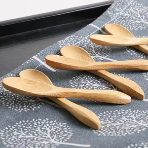 Precio al por mayor 10cm Cuchara de calidad superior Cuchara de especias de té de madera Cuchara Mini cuchara Madera de la mejor calidad de tradebit - Product Image 2