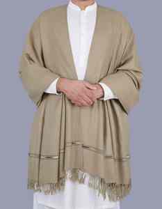 ผ้าคลุมไหล่ขนสัตว์สำหรับผู้ชายฤดูหนาว พรีเมียม นุ่ม ระบายอากาศได้ดี สีพื้น ดีไซน์ดั้งเดิม หรูหรา น้ำหนัก 300 กรัม - Product Image 5