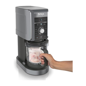 Top Qualité Ninjaa CREAMi Deluxe Frozen Dessert Maker Crème Glacée Gelato Sorbet Yaourt Milkshake Slushi Machine Argent - Product Image 6