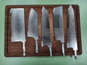 Lame de couteau vierge en acier <span class=keywords><strong>damas</strong></span> complet, lame de couteau de cuisine personnalisée sans poignée pour la fabrication de couteaux - Product Image 6