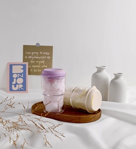 [Fabriqué en Corée] Gobelet réutilisable en plastique transparent durable de style coréen OHBOTTLE de 500 ml avec couvercle, logo personnalisé pour une utilisation promotionnelle - Product Image 5
