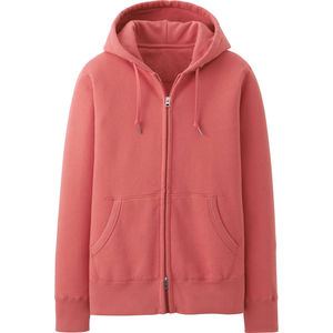 Sweat à capuche en molleton de coton à épaules tombantes surdimensionné avec fermeture éclair, tissu personnalisable, sans manches, tricoté, disponible dès maintenant - Product Image 5