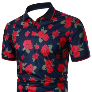Chemise Viga Sports personnalisée en coton et fibre de bambou, taille XL pour homme, respirante, jersey uni, motif imprimé, col rabattu - Product Image 1