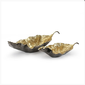 Venta al por mayor moderno personalizable diseñado para el hogar, restaurante, hoteles, plato de hoja dorada de aluminio - Product Image 6