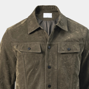 Veste en jean personnalisable ODM du fabricant direct, marron foncé, olive foncé, manches longues, style urbain d'hiver, vêtements de neige, marin 3D - Product Image 5