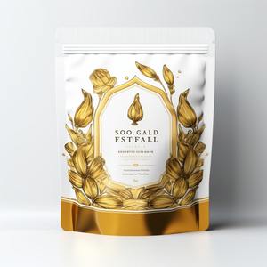 Bolsa de Mylar para Arroz Basmati, Impresión por Grabado, Grado Alimenticio, Blanco Mate, Bolsa con Cierre Hermético, a Prueba de Olores, Reciclable, Doypack con Cierre - Product Image 2