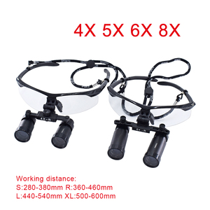 Hoge Vergroting Tandheelkundige Binoculaire Loep 4x 5x 6x <span class=keywords><strong>8x</strong></span> Chirurgische Medische Tand Loepen - Product Image 3