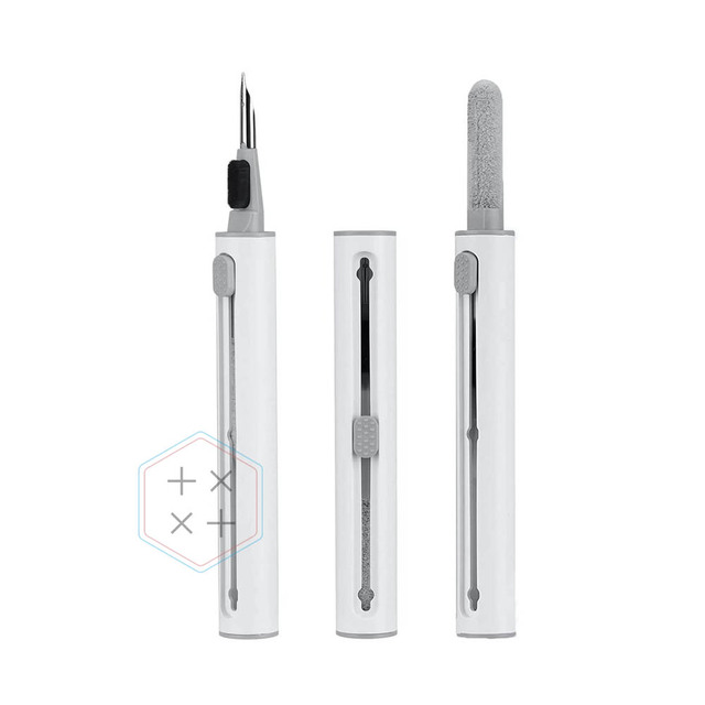 Multi-Function High Cleaning Ability Plastic Cleaning Brush Kit for Wireless Headphones & Earphones with Screen Cleaning