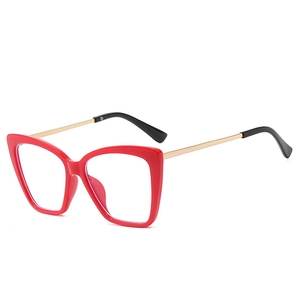 Montures pour femmes New Season 2025anti Blue Lightblack carré cat Eye Gold Alloyoptical - Product Image 5