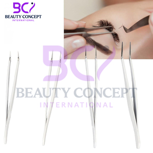 High Hardness Stainless Steel Eyelash Extension Tweezers Kit With <b>Box</b> for Salon Premium Quality Eyelash Grafted Tweezers - Product Image 2
