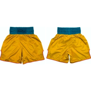 Pantalones cortos clásicos de Muay Thai de Color sólido, Impresión de LOGOTIPO personalizado, ropa de lucha por sublimación anticontracción para boxeo, equipo personalizado - Product Image 1