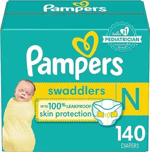 Pampers Swaddlers Diapers Size Newborn, 140 Count