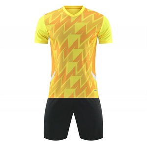 Hot Selling Unique Style Men's Soccer Uniform Custom Logo Digital Print Breathable <b>Windproof</b> 100% Polyester Excellent Wholesale - Product Image 6