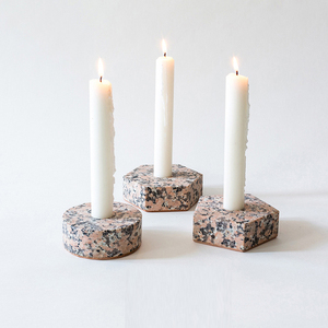 Home and Hotel Table Decorative Premium Quality Geometric Design <b>Marble</b> Stone Tea Light <b>Candle</b> <b>Holder</b> for Sale at Cheapest Price - Product Image 1
