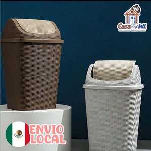 CASAMAXWL - Cubo de Basura de Plástico, 23.5x21x35 cm, Duradero, para Cocina, Baño, Oficina, Diseño Minimalista, Modelo Independiente AO-0028-1 - Product Image 5