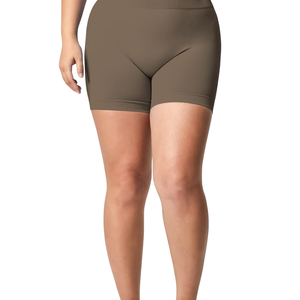 Shorts de Yoga de Cintura Alta para Mujer, Compresión, Ecológicos, Secado Rápido, Ropa Deportiva para Correr con Diseño Sólido - Product Image 4