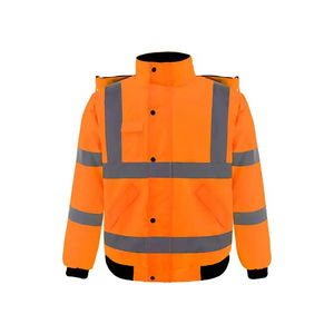 Veste de sécurité Construction Réfléchissante Haute visibilité Vêtements de travail avec logo personnalisé ANSI Classe 1 LED Flash - Product Image 5