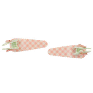 Pasadores para el pelo para niñas, 2 piezas - Melocotón - Product Image 2