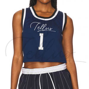 Camiseta de Baloncesto Personalizada de Moda para Hombre y Mujer, Impresa, 100% Poliéster, de Secado Rápido, Transpirable, sin Mangas, Ropa Deportiva - Product Image 4