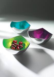 Collection de bols en alliage de luxe modernes Bols en aluminium élégants et contemporains pour une décoration intérieure élégante. - Product Image 2