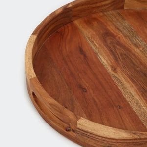 Plateau de service élégant et écologique fait à la main avec un design en bois décoratif pour la maison, les restaurants et les hôtels - Product Image 6