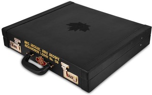 Estuche para Mandil de Reglamento de la Logia Azul de California para Maestro Masón - Bordado a Mano con Emblema Negro Personalizado - Product Image 3