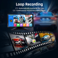 Moniteur tactile 10,1 pouces, système DVR pour camion 5 canaux, AI BSD/Ped DMS/Fat Alert, kit caméra de recul vidéo MP5 USB AHD