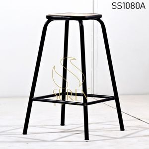 Selcouth อินเดียอุตสาหกรรมโลหะยึดไม้ออกแบบเก้าอี้บาร์หรู - Product Image 4