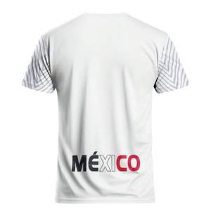 Maillots de football en tissu mesh 100% polyester de haute qualité, séchage rapide, impression sublimée personnalisée, col rond pour adultes - Product Image 3