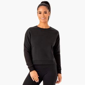 Sudadera de Mujer Más Vendida, 100% Algodón Tejido, Estilo Urbano de Invierno, Color Personalizado, Transpirable, con Abertura Frontal - Product Image 2